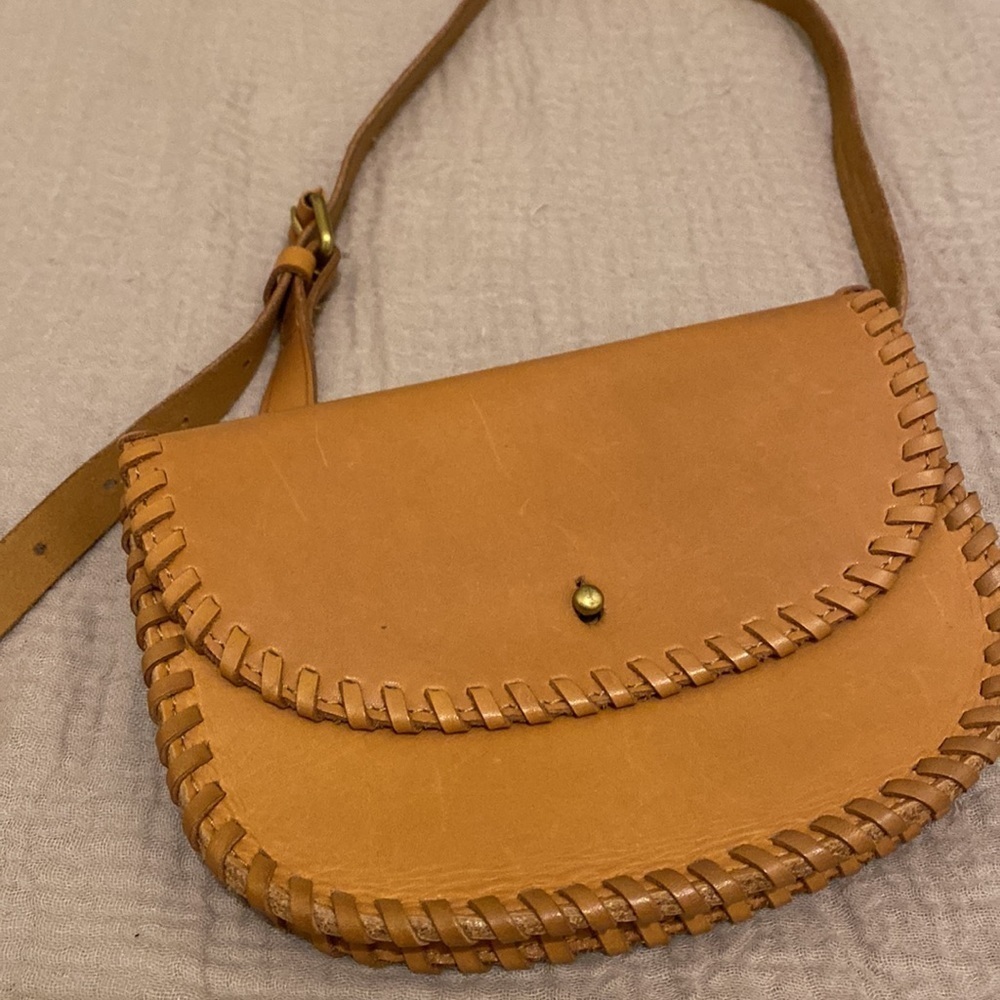Madewell Tan Leather Crossbody Bag - Picture 4 of 12